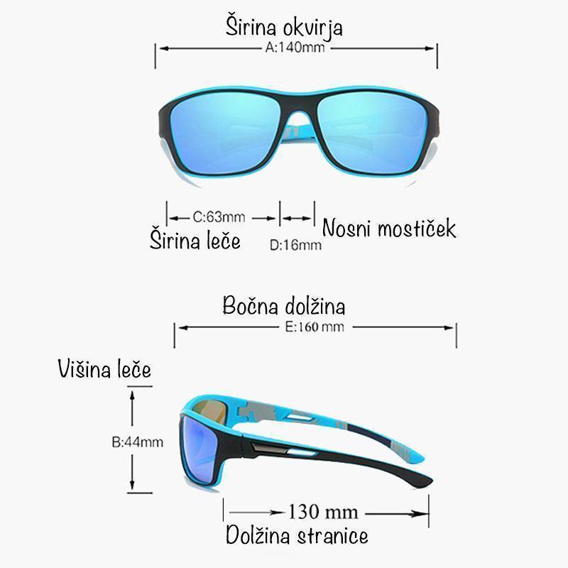 unisex športna sončna očala