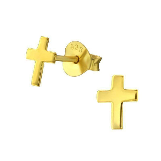 Lunge aus 18 Karat Gold Kreuz