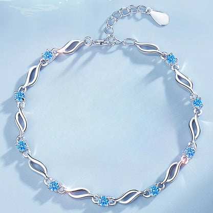 Silbernes Glamour-Armband