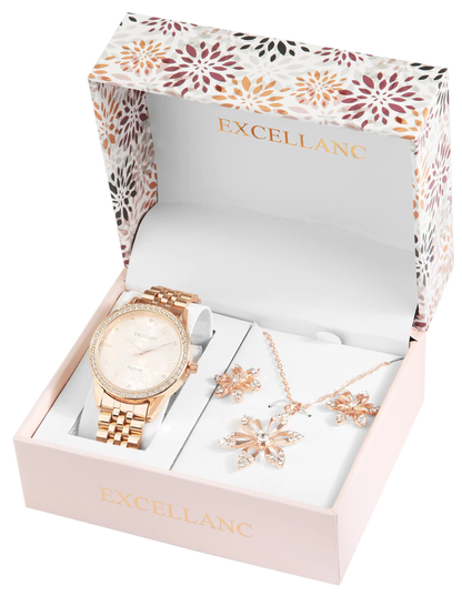 Darilni set za ženske Rožnati cvetni sijaj