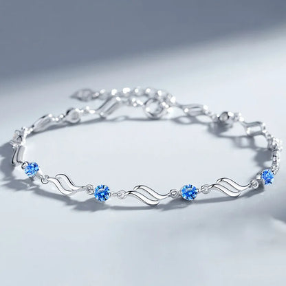 Silbernes Glamour-Armband