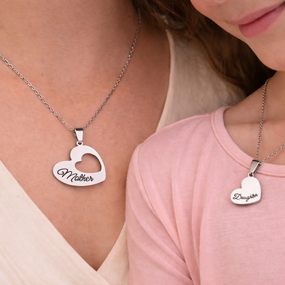 Verižica iz Nerjavečega jekla Mama in Hči