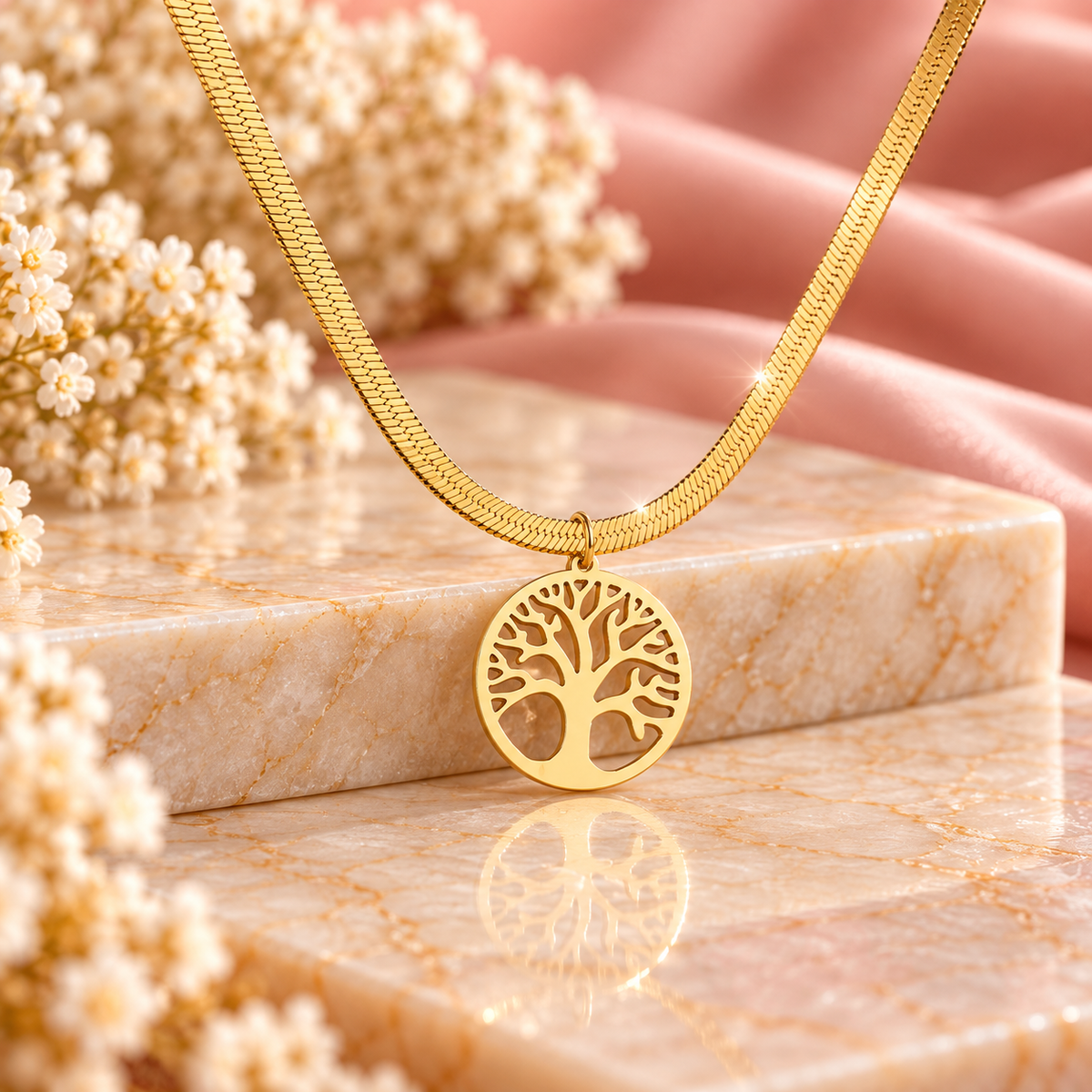 Lančić od nehrđajućeg čelika Tree of life Premium