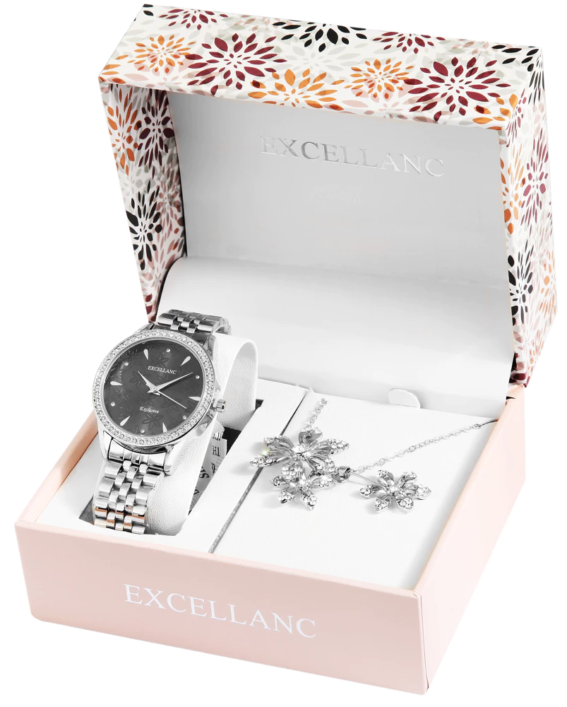 Darilni set za ženske Rožnati cvetni sijaj