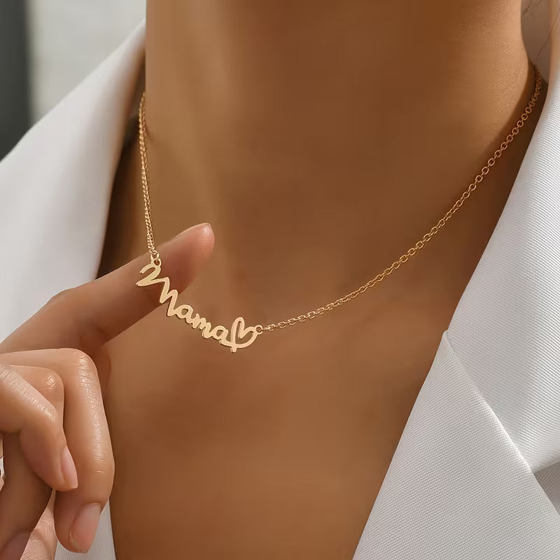 Verižica iz Nerjavečega jekla Mama z ljubeznijo